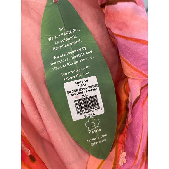 Farm Rio Ombré Bananas Minidress - Picture 9 of 9